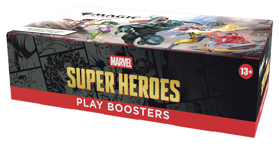 Magic: The Gathering | Marvel Super Heroes Play Booster Box | 30 Packs | Collectible Trading Card Game