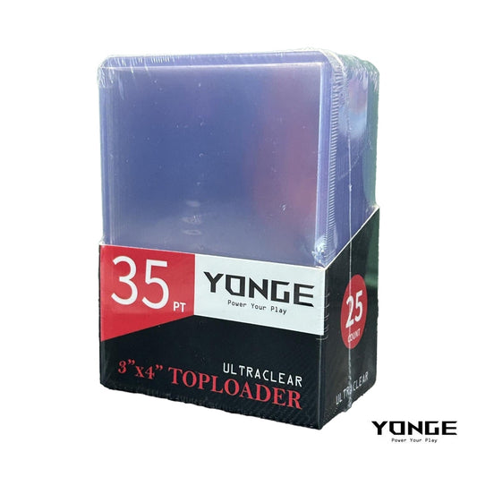 Toploaders 3" X 4" (ULTRACLEAR) Yonge Power Your Play