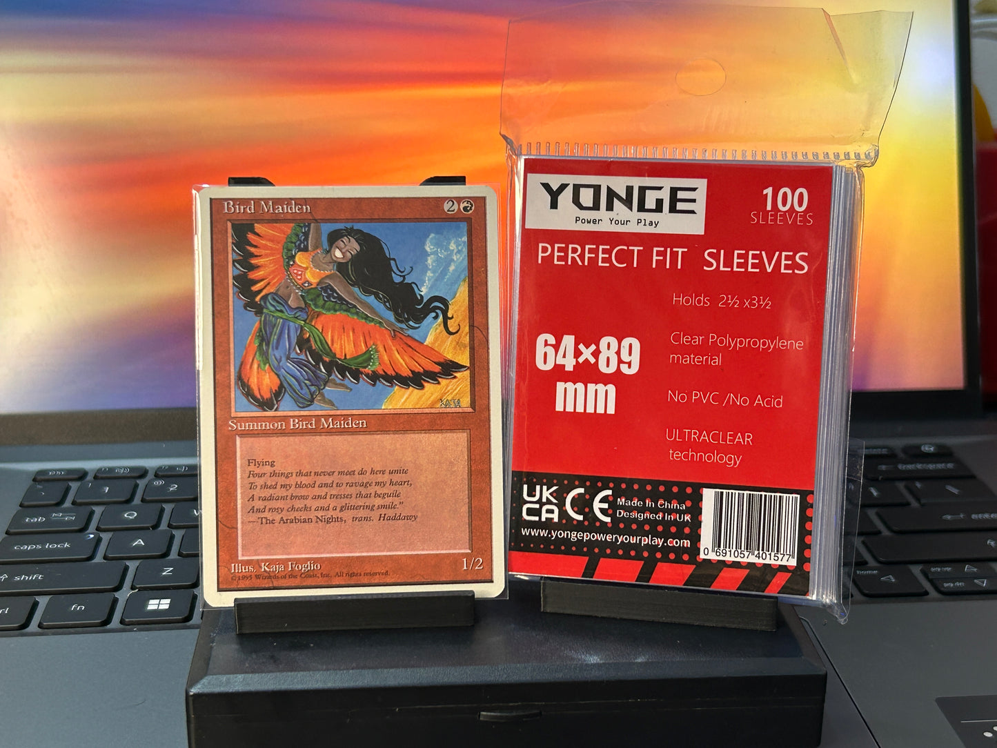 Perfect Fit Sleeves Yonge Power Your Play 64x89mm