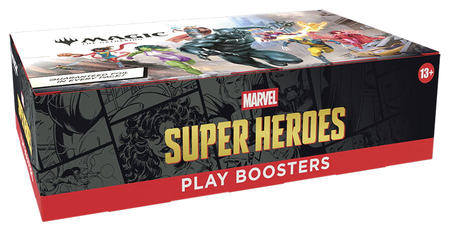 Magic: The Gathering | Marvel Super Heroes Play Booster Box | 30 Packs | Collectible Trading Card Game