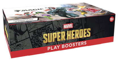 Magic: The Gathering | Marvel Super Heroes Play Booster Box | 30 Packs | Collectible Trading Card Game