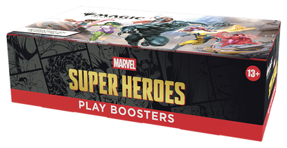 Magic: The Gathering | Marvel Super Heroes Play Booster Box | 30 Packs | Collectible Trading Card Game