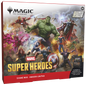 Magic: The Gathering | Marvel Super Heroes Scene Box - Heroes United | 6 Foil Borderless Scene Cards, 6 Art Cards, 3 Play Boosters + Display Easel