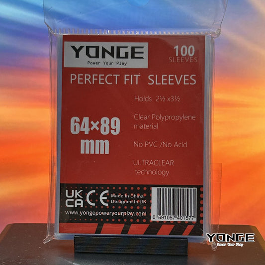 Perfect Fit Sleeves Yonge Power Your Play 64x89mm