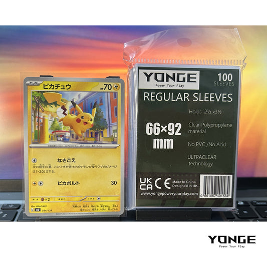 Regular Sleeves Yonge Power Your Play 66x92mm
