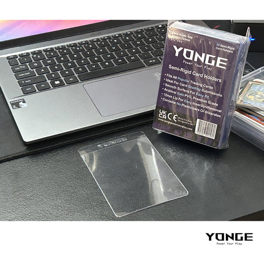 Semi Rigid Card Holders Yonge Power Your Play 66x92mm (50pcs / pack)