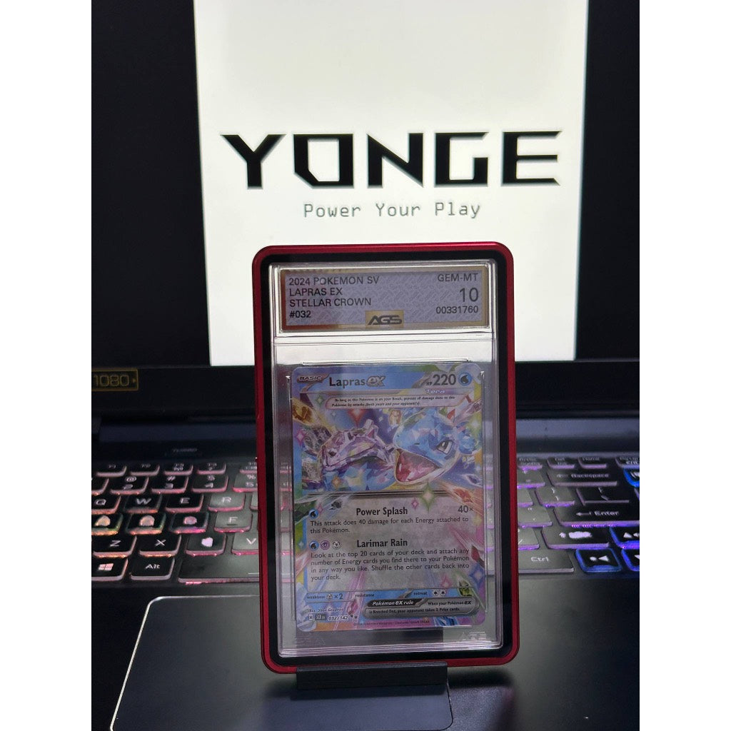 GRADED CARD CASE (LOCK TYPE) PSA /AGS/CGC - PREMIUM SLAB PROTECTOR with Cover Lock and UV Protection
