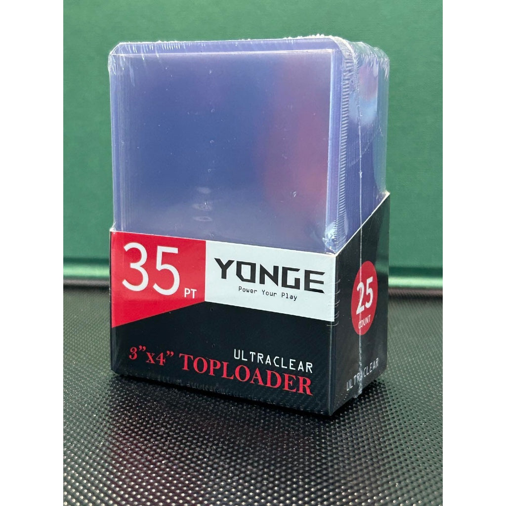 Toploaders 3" X 4" (ULTRACLEAR) Yonge Power Your Play