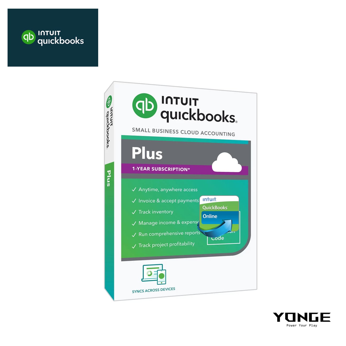 Quickbooks Online Plus - 1 year subscription (Discounted)