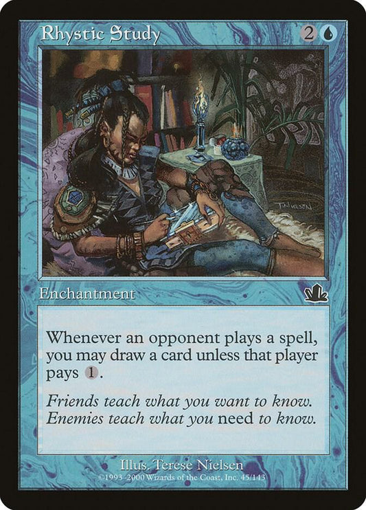 Rhystic Study - Prophecy - PCY - 45 - (NM / Good Condition)